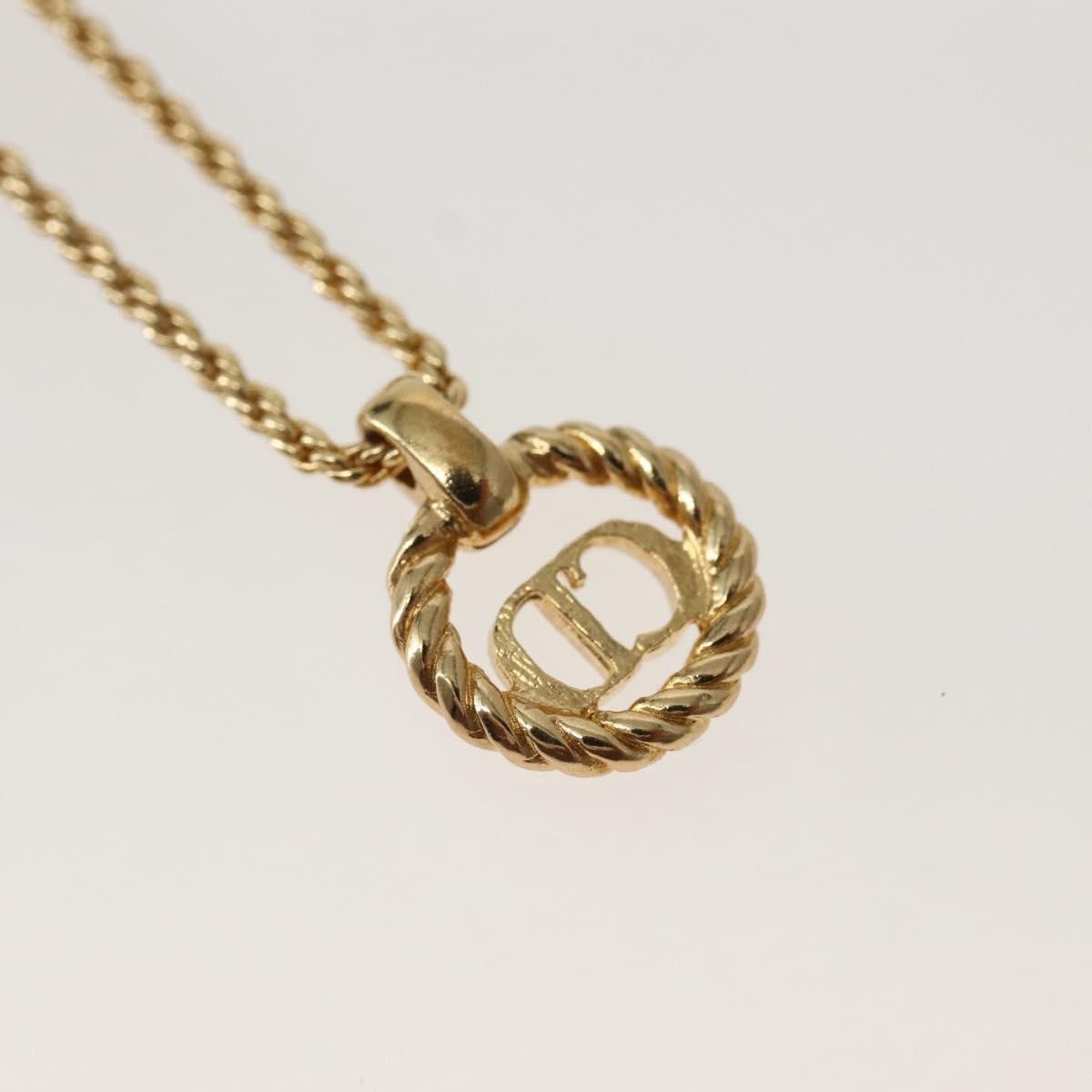Dior Christian Dior CD Pendant Necklace Metal Size ONE SIZE - 3 Thumbnail