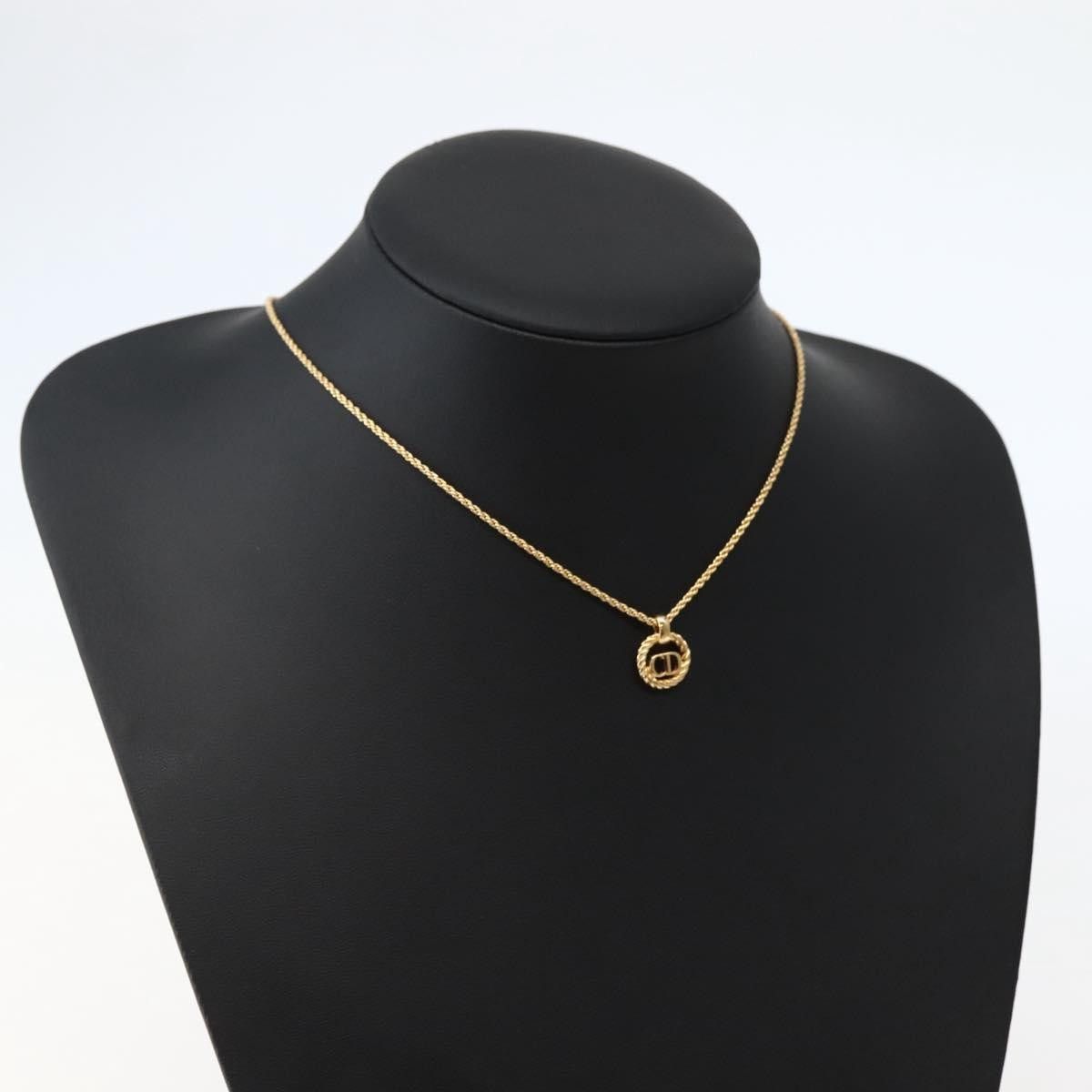 Dior Christian Dior CD Pendant Necklace Metal Size ONE SIZE - 6 Thumbnail
