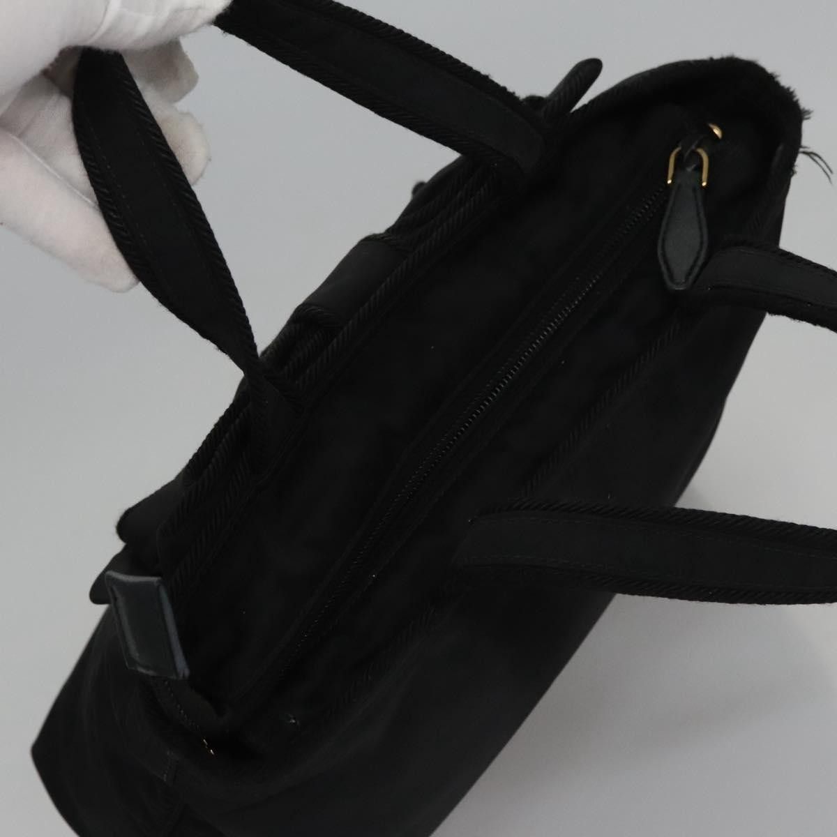 Prada Prada Logo Bow Tote Tessuto Size ONE SIZE - 16 Thumbnail
