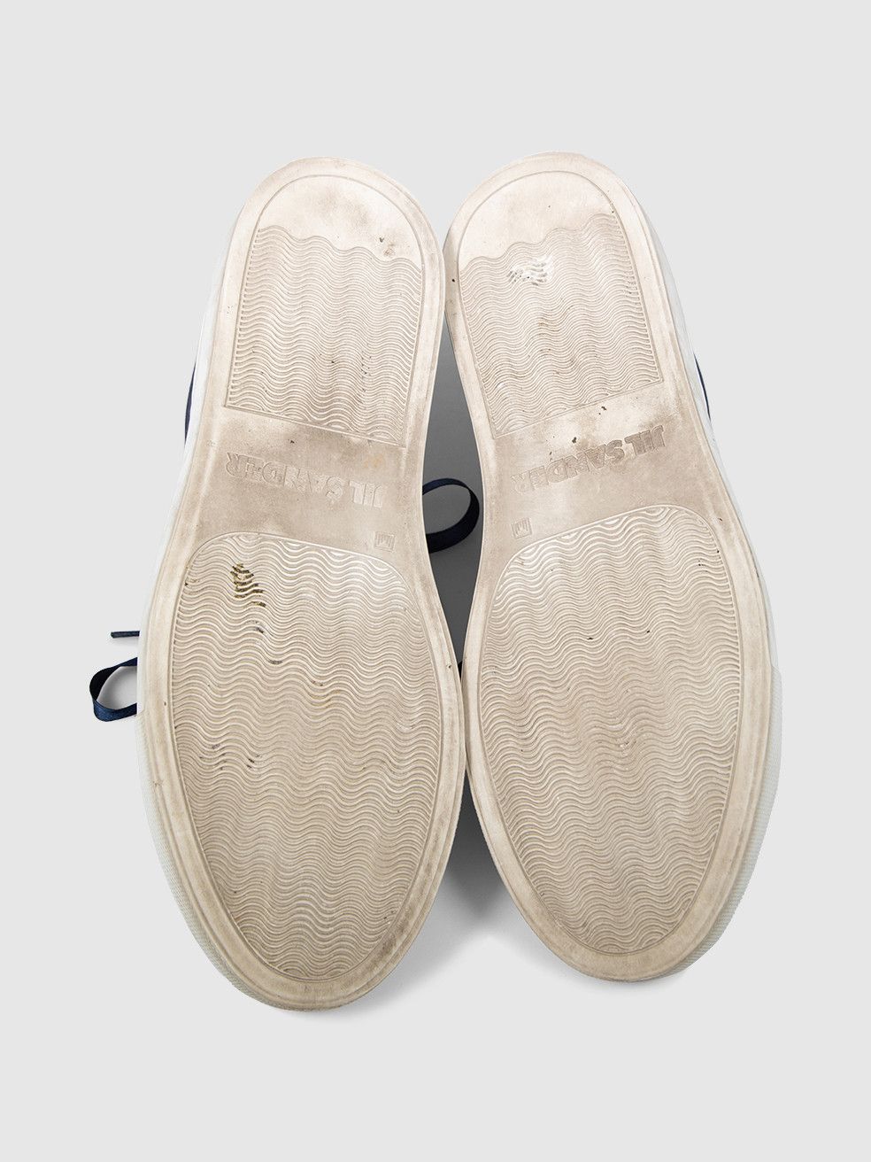 Jil Sander Navy Satin Trainers Size US 8 / IT 38 - 5 Thumbnail