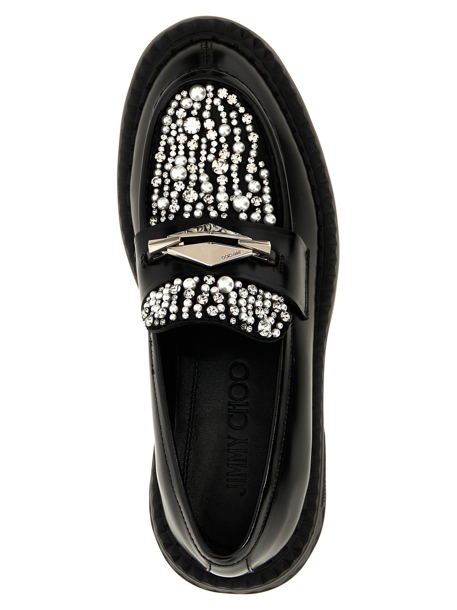 Jimmy Choo 'Marlow Diamond' Loafers Size US 5.5 / IT 35.5 - 4 Thumbnail