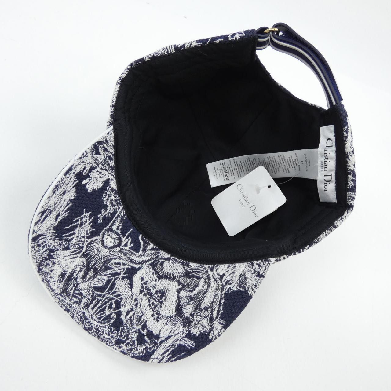 Dior Dior Christian Dior D-PLAYER Toile de Jouy Cap Cotton Hats 24TJV922X134 DUTY FREE for USA Size ONE SIZE - 5 Thumbnail