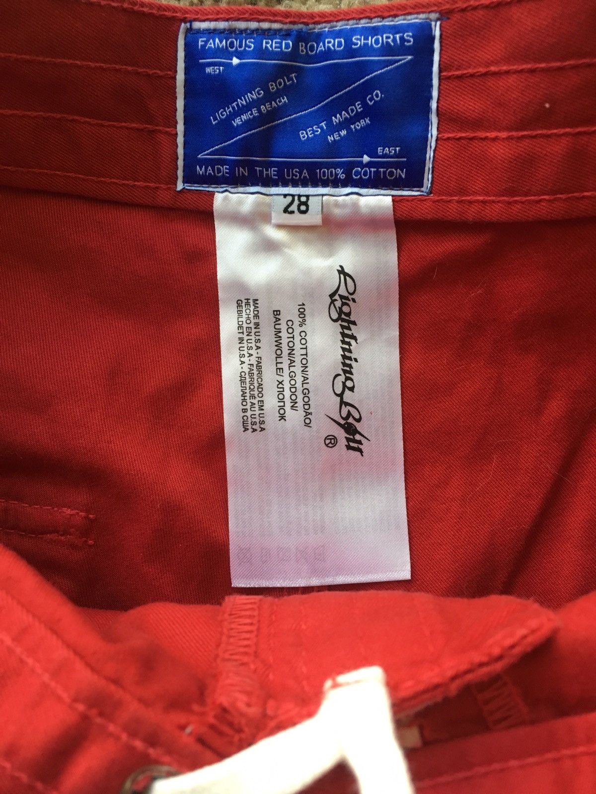 Best Made Co. Famous Red Board Shorts Size US 28 / EU 44 - 6 Thumbnail