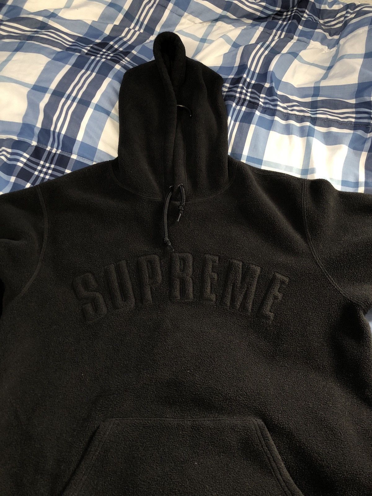 Polartec × Supreme Supreme Polartec Hoodie (black) | Grailed