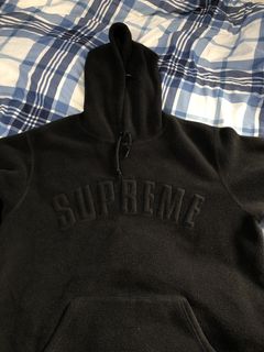 Supreme Polartec Hooded Sweatshirt Black L