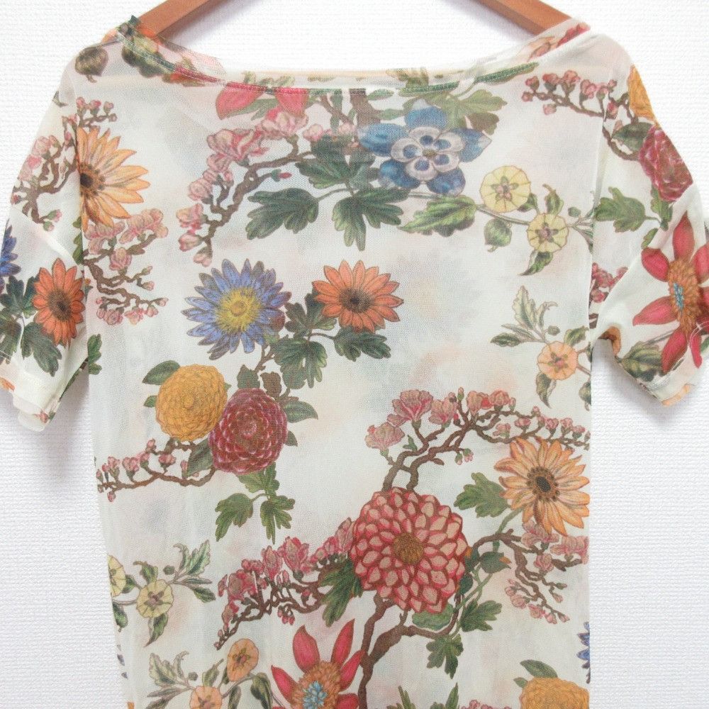 Other Other VIVIENNE TAM Flower Print Power Net Top Others Tops DUTY FREE for USA Size ONE SIZE - 4 Thumbnail