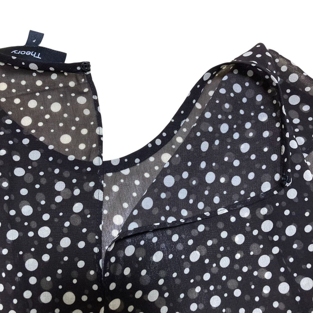 Theory Theory Theory PRINTED CHIFFON CONTINUOUS SHELL Chiffon Sleeveless Blouse Others Tops DUTY FREE for USA Size ONE SIZE - 4 Thumbnail
