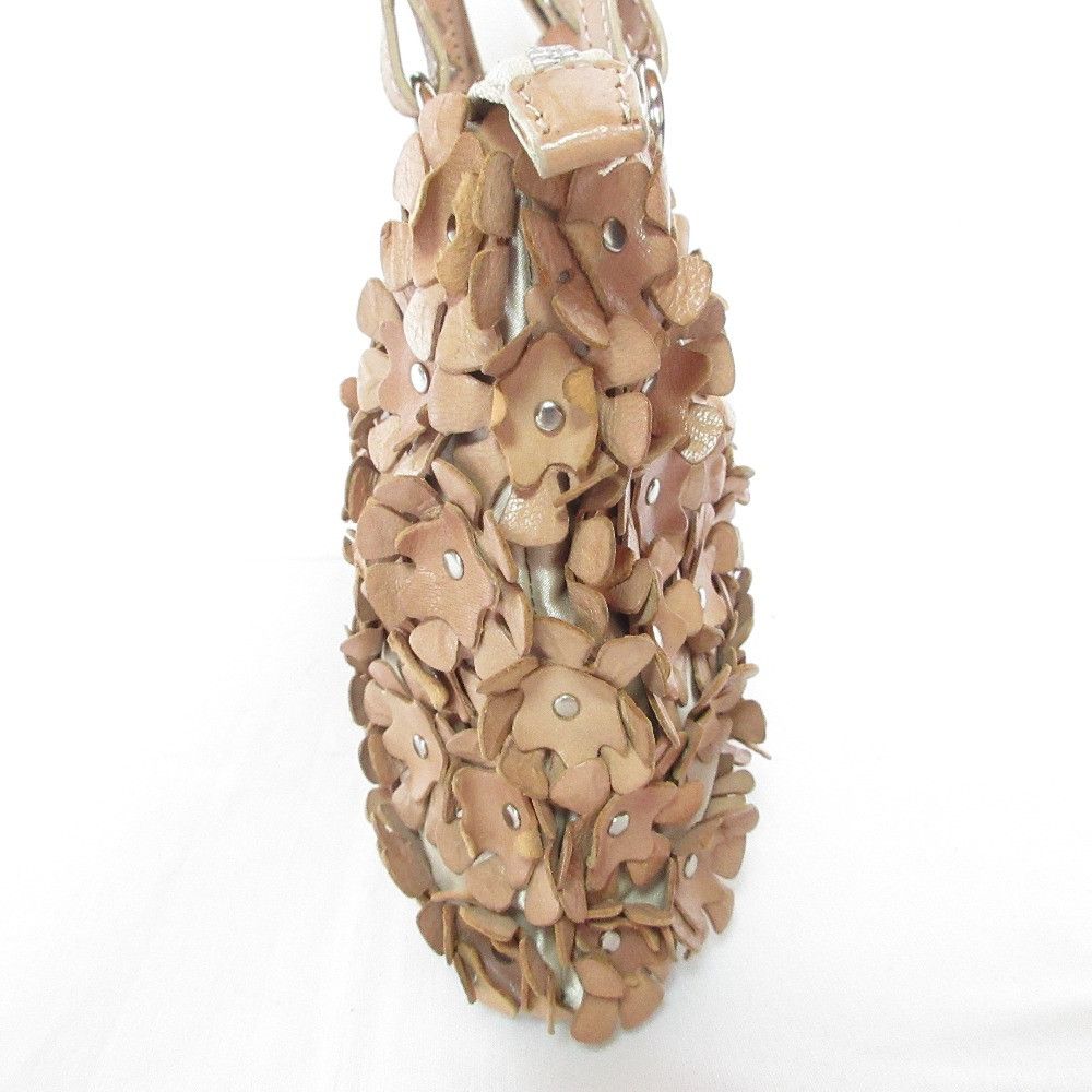 Other Other Francesco Biasia Leather Flower Motif Handbag Leather Tote Bag DUTY FREE for USA Size ONE SIZE - 3 Thumbnail