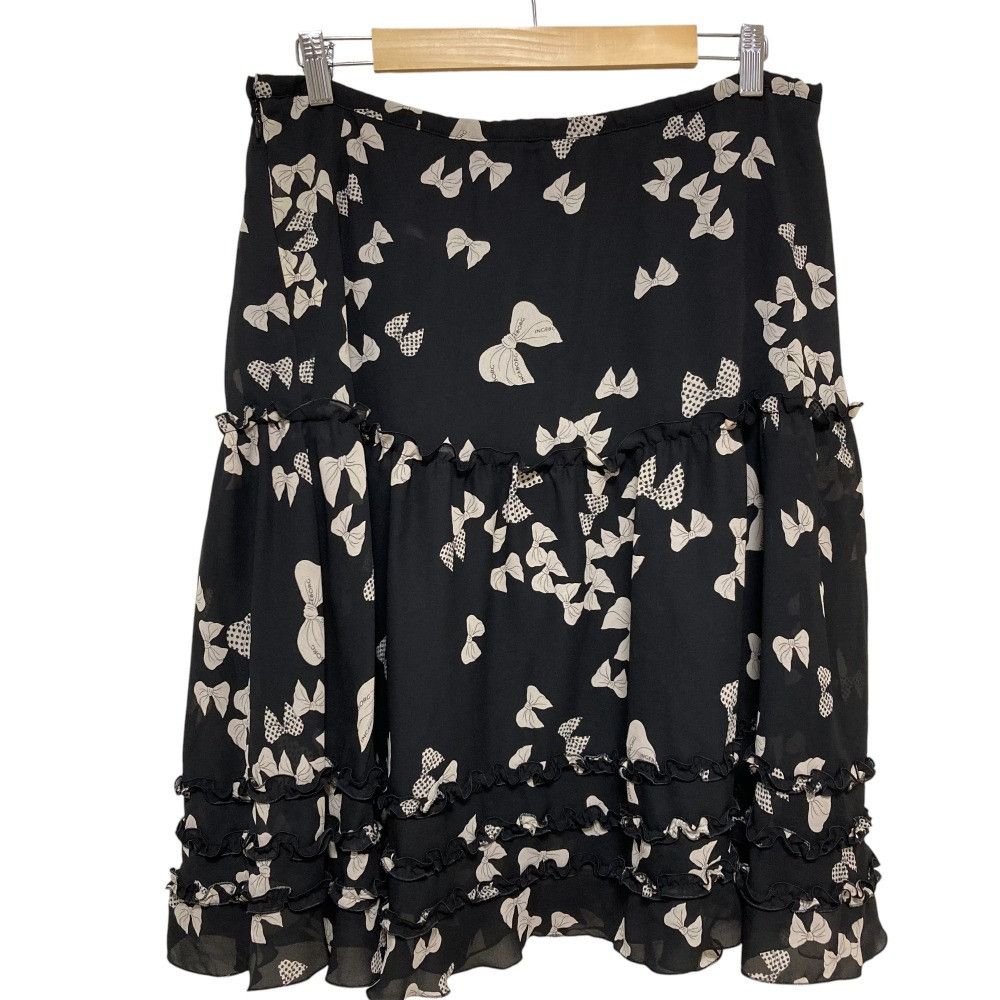 Other Other Ingeborg Ribbon Print Tiered Skirt Cotton Skirts DUTY FREE for USA Size ONE SIZE - 2 Thumbnail