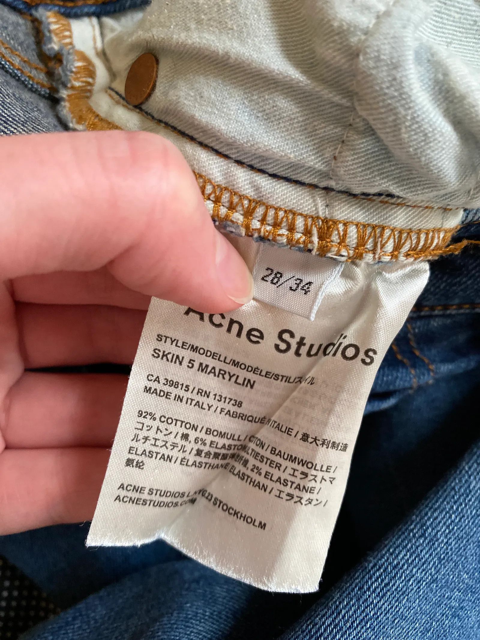 Acne Studios Acne Studios Skin 5 Marylin Jeans Size 28" / US 6 / IT 42 - 3 Thumbnail