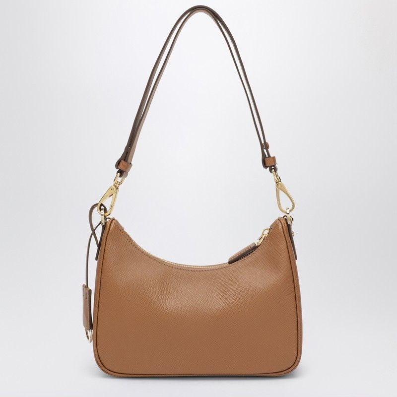 Prada Prada Caramel Prada Re-Edition Mini Bag In Saffiano Leather Size ONE SIZE - 2 Thumbnail