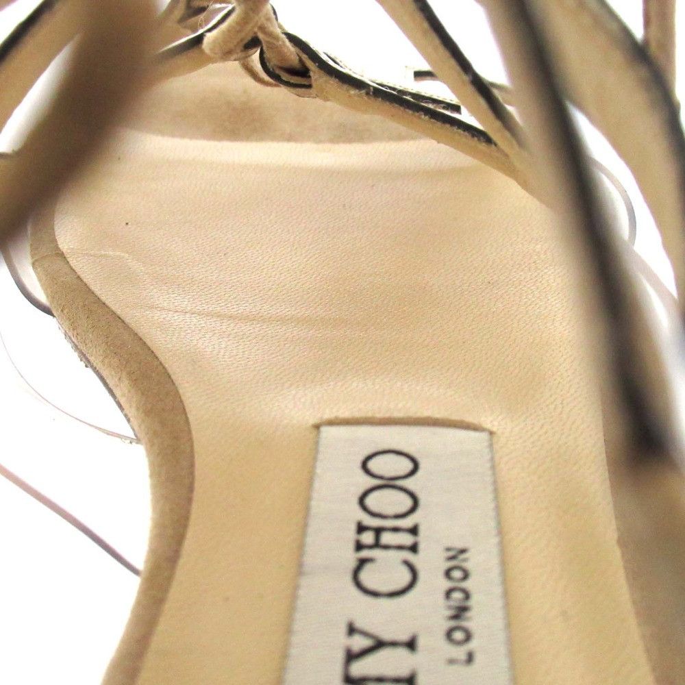 Jimmy Choo Jimmy Choo JIMMY CHOO Lace Up Sandals Leather Shoes DUTY FREE for USA Size ONE SIZE - 7 Thumbnail