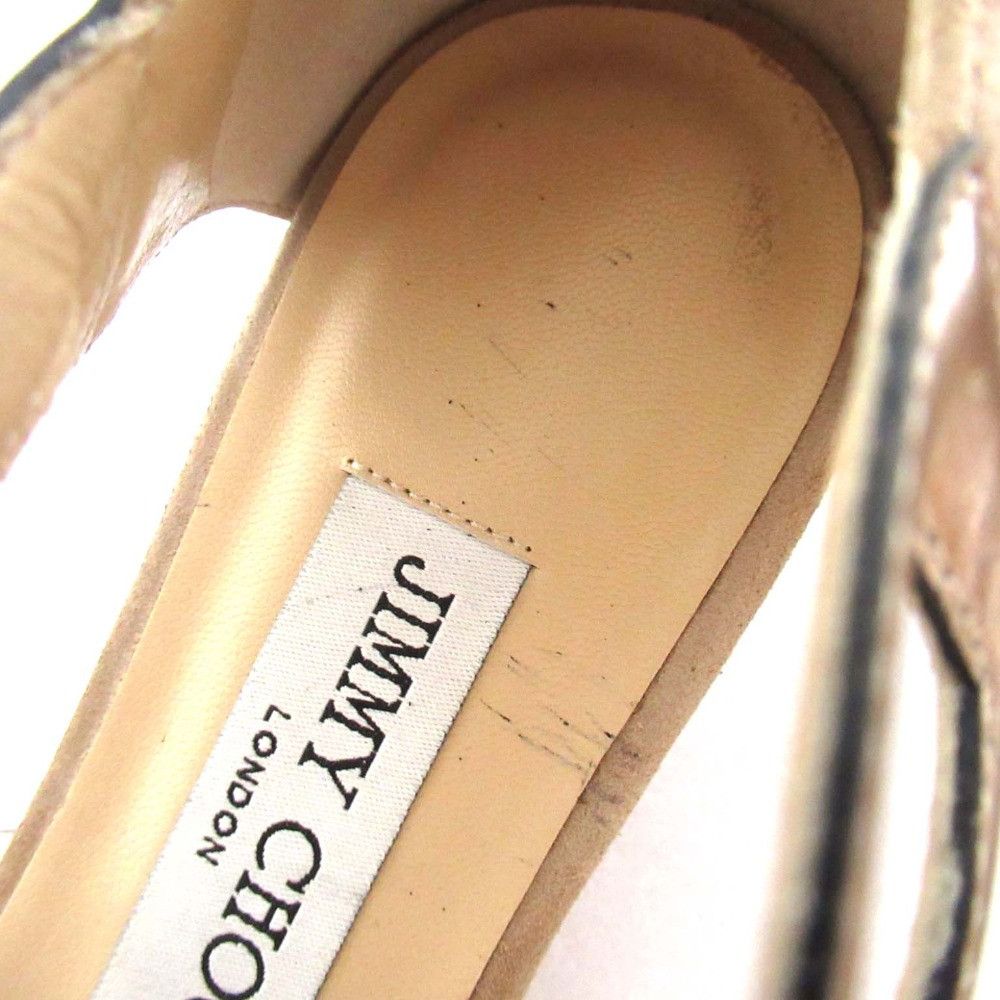 Jimmy Choo Jimmy Choo JIMMY CHOO Lace Up Sandals Leather Shoes DUTY FREE for USA Size ONE SIZE - 8 Thumbnail