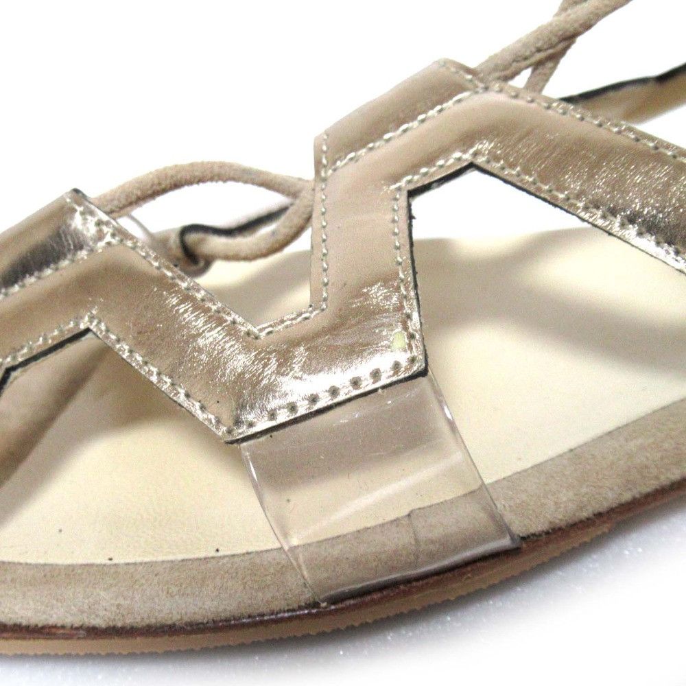 Jimmy Choo Jimmy Choo JIMMY CHOO Lace Up Sandals Leather Shoes DUTY FREE for USA Size ONE SIZE - 5 Thumbnail