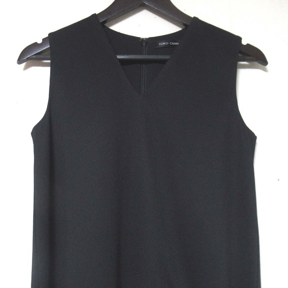 Other Other YOKO CHAN Knee Length V Neck Sleeveless Dress Others Dresses YCD-217-324 DUTY FREE for USA Size ONE SIZE - 3 Thumbnail