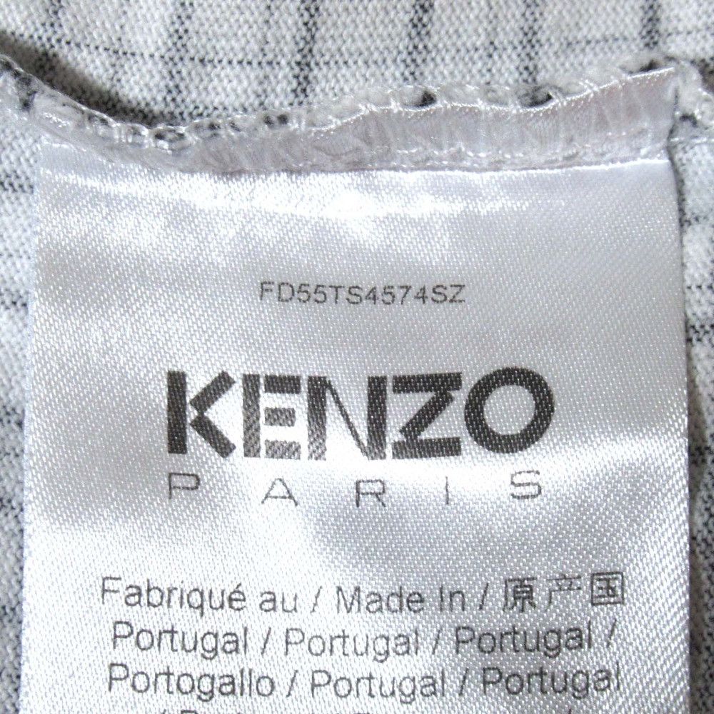 Kenzo Kenzo Kenzo Flower Check Print T-shirt Cotton T-Shirts DUTY FREE for USA Size ONE SIZE - 5 Thumbnail