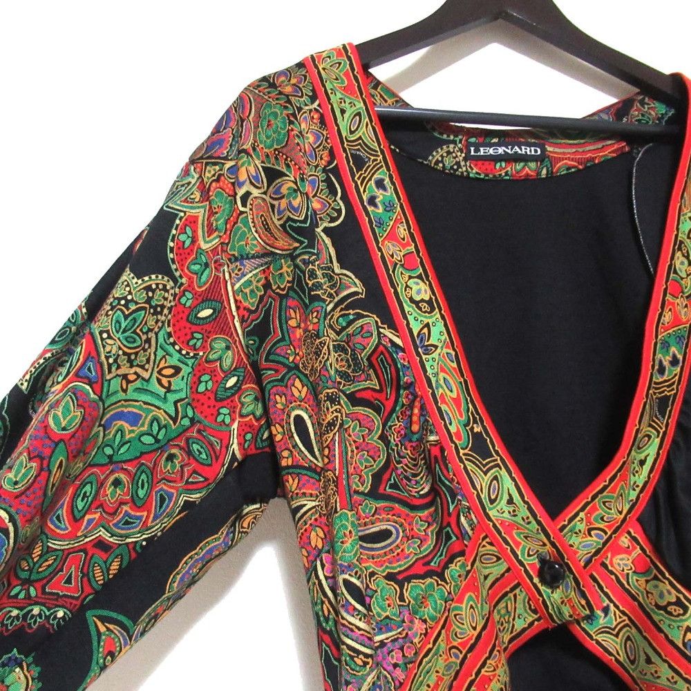Other Other LEONARD Silk Knit Collarless Jacket Others Outerwear DUTY FREE for USA Size ONE SIZE - 3 Thumbnail