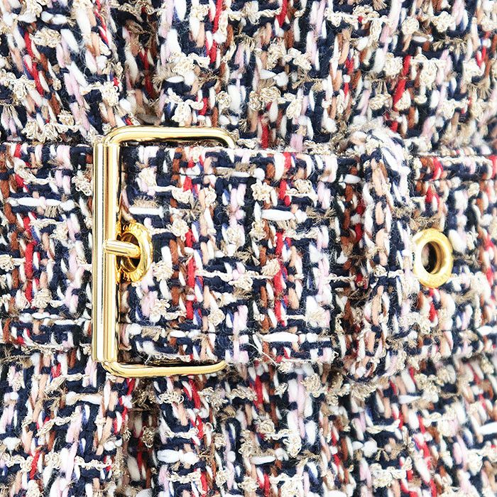 Louis Vuitton Louis Vuitton Louis Vuitton Skater Dress Monogram Tweed Dress Cotton Dresses RW212W FH0 DUTY FREE for USA Size ONE SIZE - 13 Thumbnail
