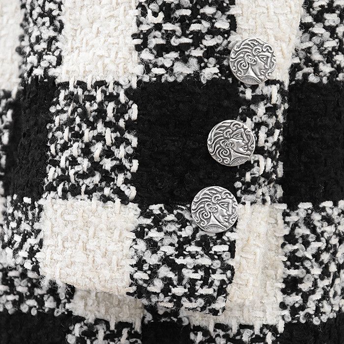 Chanel Chanel Chanel P54393 Tweed Wool Silk Coat Others Outerwear P54393 DUTY FREE for USA Size ONE SIZE - 4 Thumbnail
