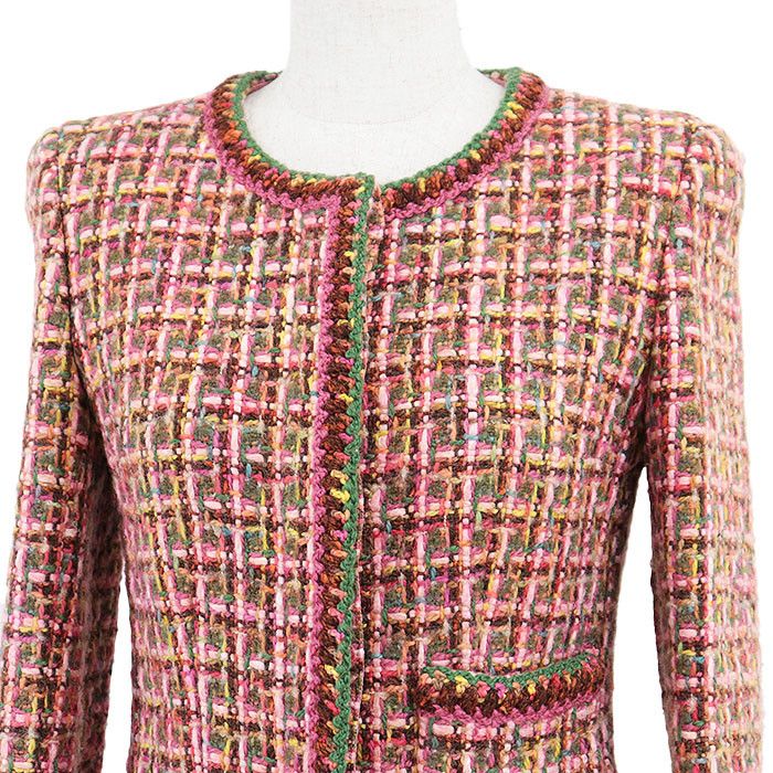 Chanel Chanel Chanel Tweed Jacket Others Outerwear 01A P18007 DUTY FREE for USA Size ONE SIZE - 2 Thumbnail