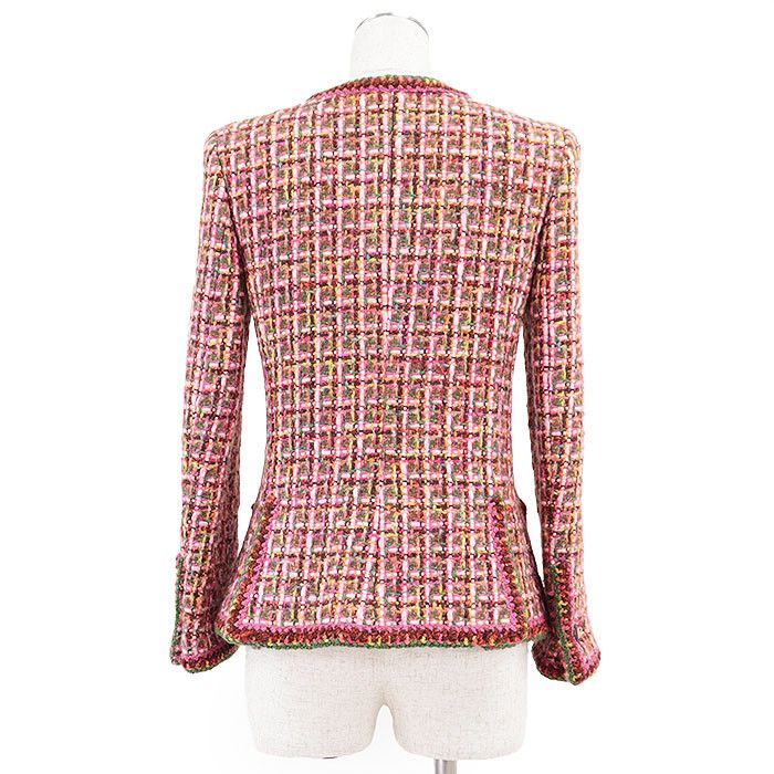 Chanel Chanel Chanel Tweed Jacket Others Outerwear 01A P18007 DUTY FREE for USA Size ONE SIZE - 6 Thumbnail