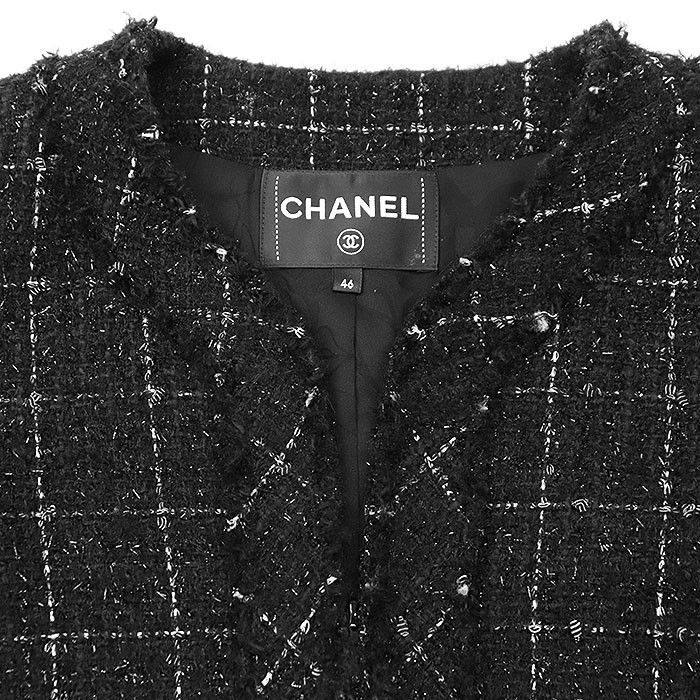 Chanel Chanel Chanel HOMME Fantaisie Tweed Wool Blend Jacket Others Outerwear P54659 DUTY FREE for USA Size ONE SIZE - 11 Thumbnail