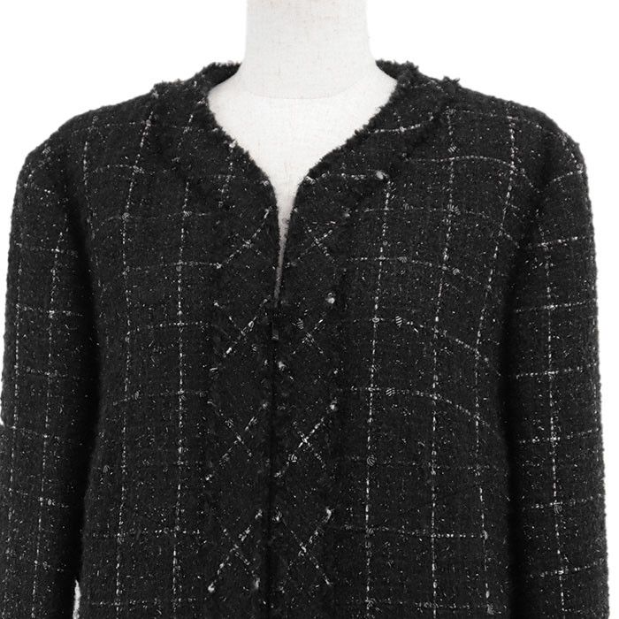 Chanel Chanel Chanel HOMME Fantaisie Tweed Wool Blend Jacket Others Outerwear P54659 DUTY FREE for USA Size ONE SIZE - 2 Thumbnail