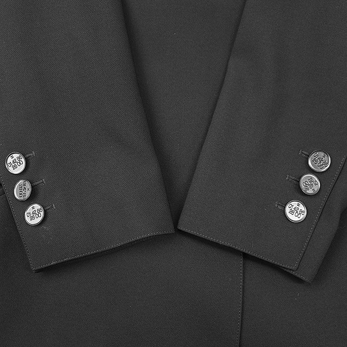 Chanel Chanel Chanel BOUTIQUE Wool Tailored Jacket Leather Outerwear 98P P10815 DUTY FREE for USA Size ONE SIZE - 4 Thumbnail