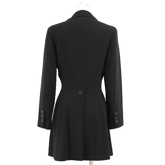 Chanel Chanel Chanel BOUTIQUE Wool Tailored Jacket Leather Outerwear 98P P10815 DUTY FREE for USA Size ONE SIZE - 5 Thumbnail