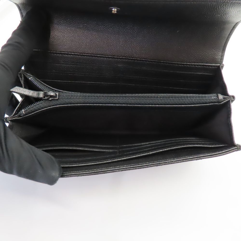 Chanel Chanel Chanel Boy Chanel Caviar Long Wallet Leather Long Wallet A80286 DUTY FREE for USA Size ONE SIZE - 8 Thumbnail