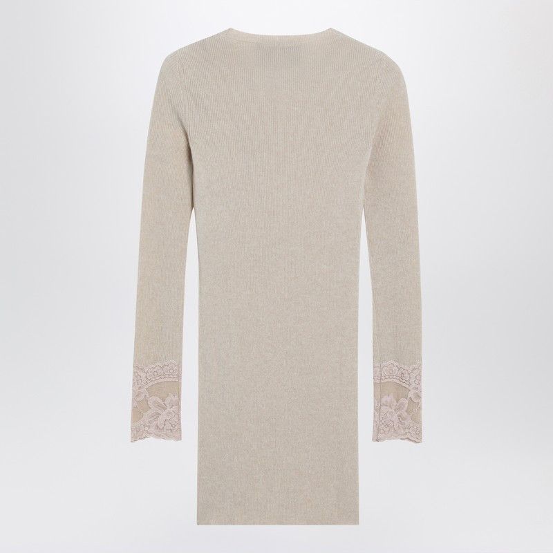 Valentino Valentino Alabaster Cashmere Sweater Size S / US 4 / IT 40 - 2 Thumbnail