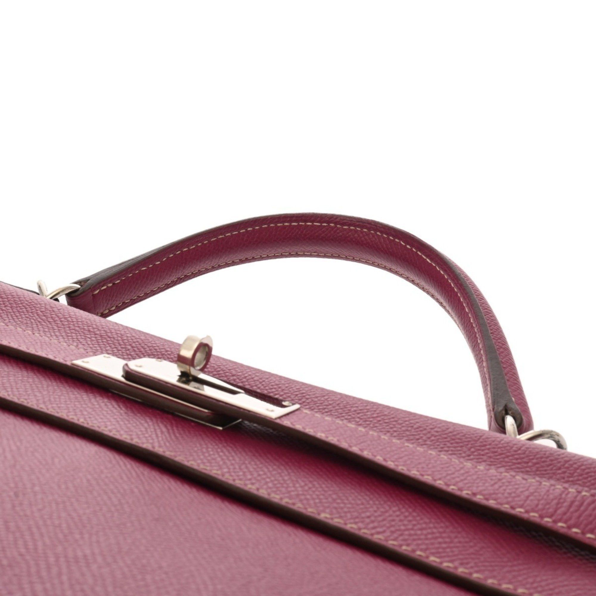 HERMES Kelly 32 Candy, Inner Stitching, Tosca/Rose Tyrien, O Stamp (circa 2011), Women's Epsom Leather 2-Way Bag
