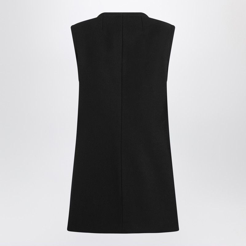 Gucci Gucci Black Vest With Large Buttons Size S / US 4 / IT 40 - 2 Thumbnail
