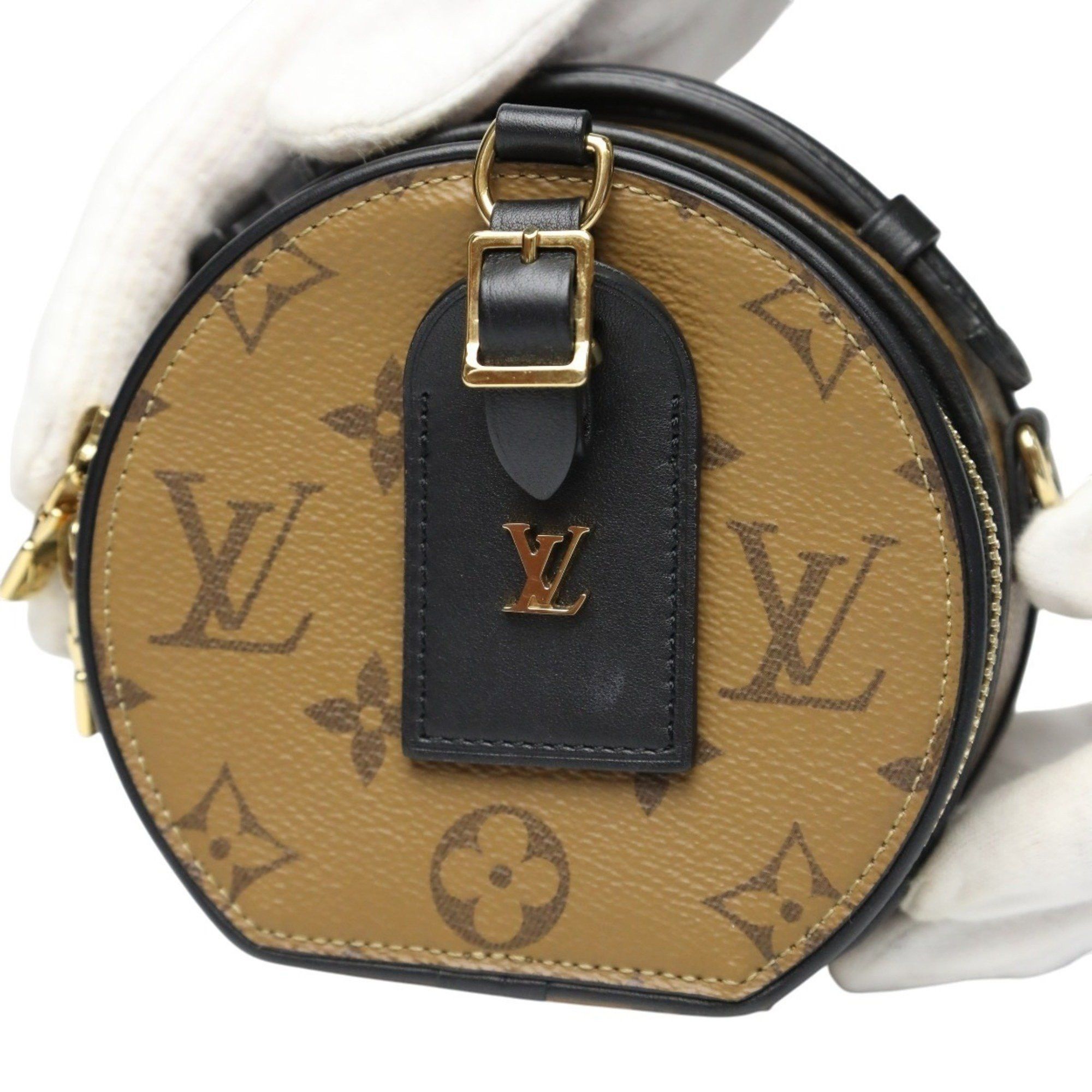 Louis Vuitton Louis Vuitton Monogram Reverse Mini Boite Chapeau Shoulder Bag M68276 Brown Size ONE SIZE - 9 Thumbnail