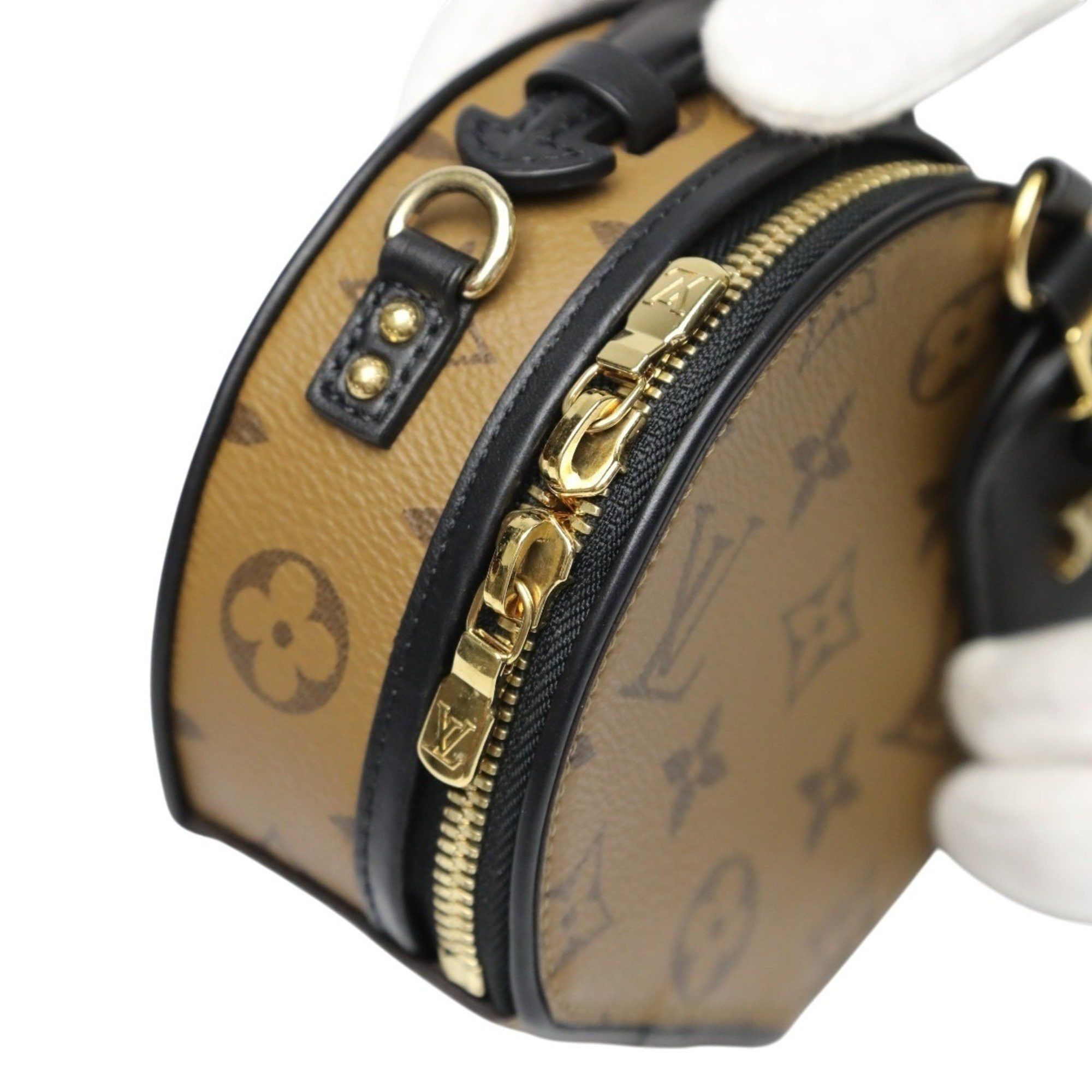 Louis Vuitton Louis Vuitton Monogram Reverse Mini Boite Chapeau Shoulder Bag M68276 Brown Size ONE SIZE - 8 Thumbnail