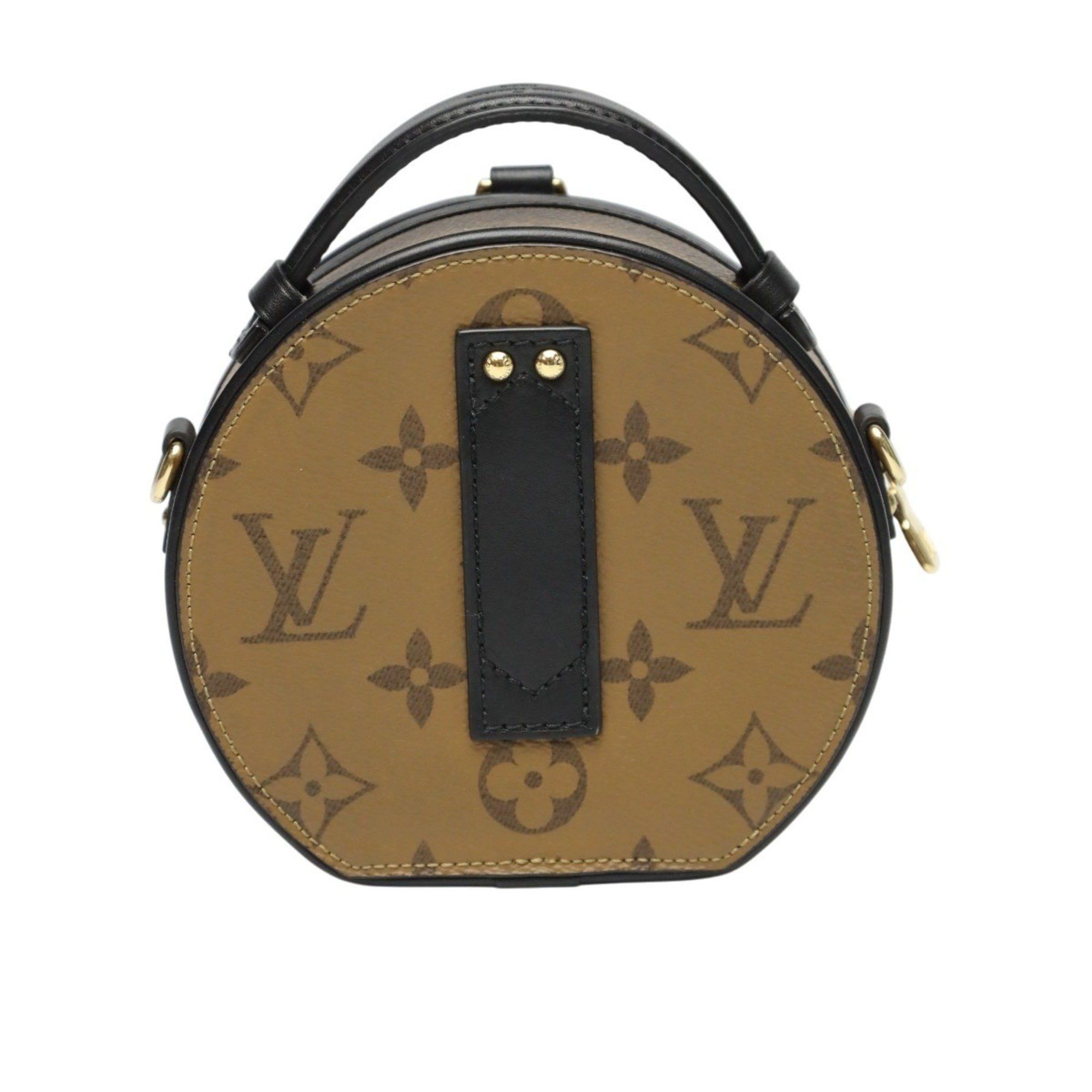 Louis Vuitton Louis Vuitton Monogram Reverse Mini Boite Chapeau Shoulder Bag M68276 Brown Size ONE SIZE - 4 Thumbnail