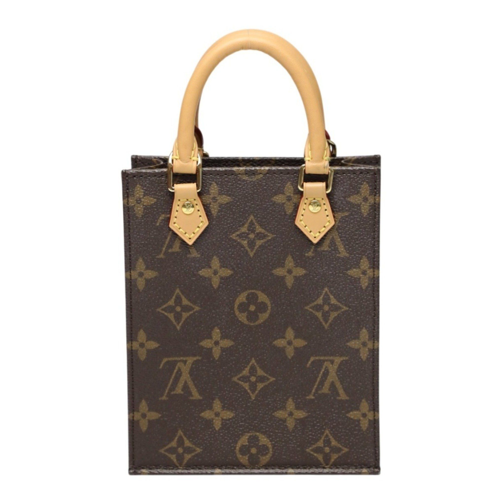 Louis Vuitton Louis Vuitton Monogram Petite Sac Plat Shoulder Bag M81295 Brown Size ONE SIZE - 2 Thumbnail