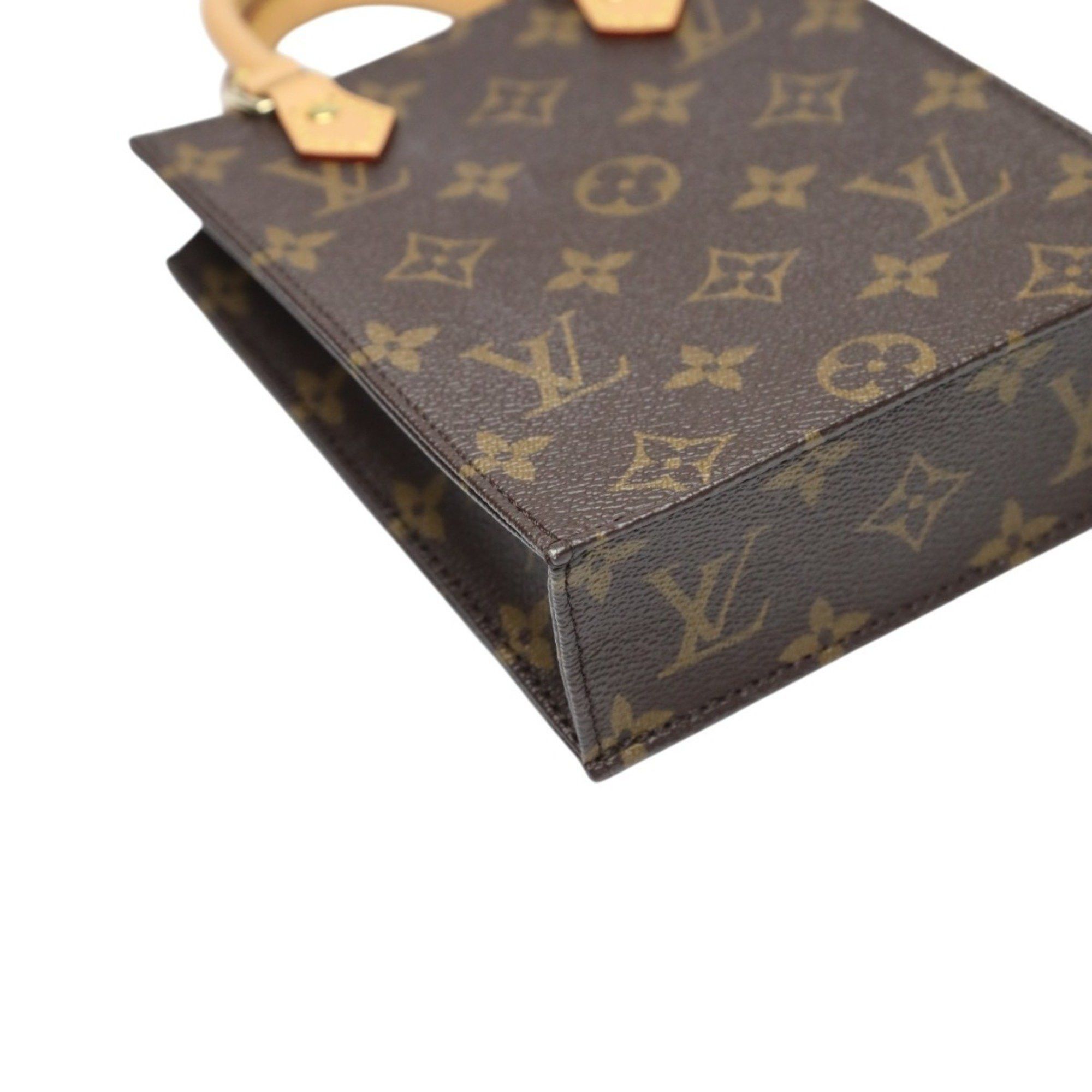 Louis Vuitton Louis Vuitton Monogram Petite Sac Plat Shoulder Bag M81295 Brown Size ONE SIZE - 10 Thumbnail