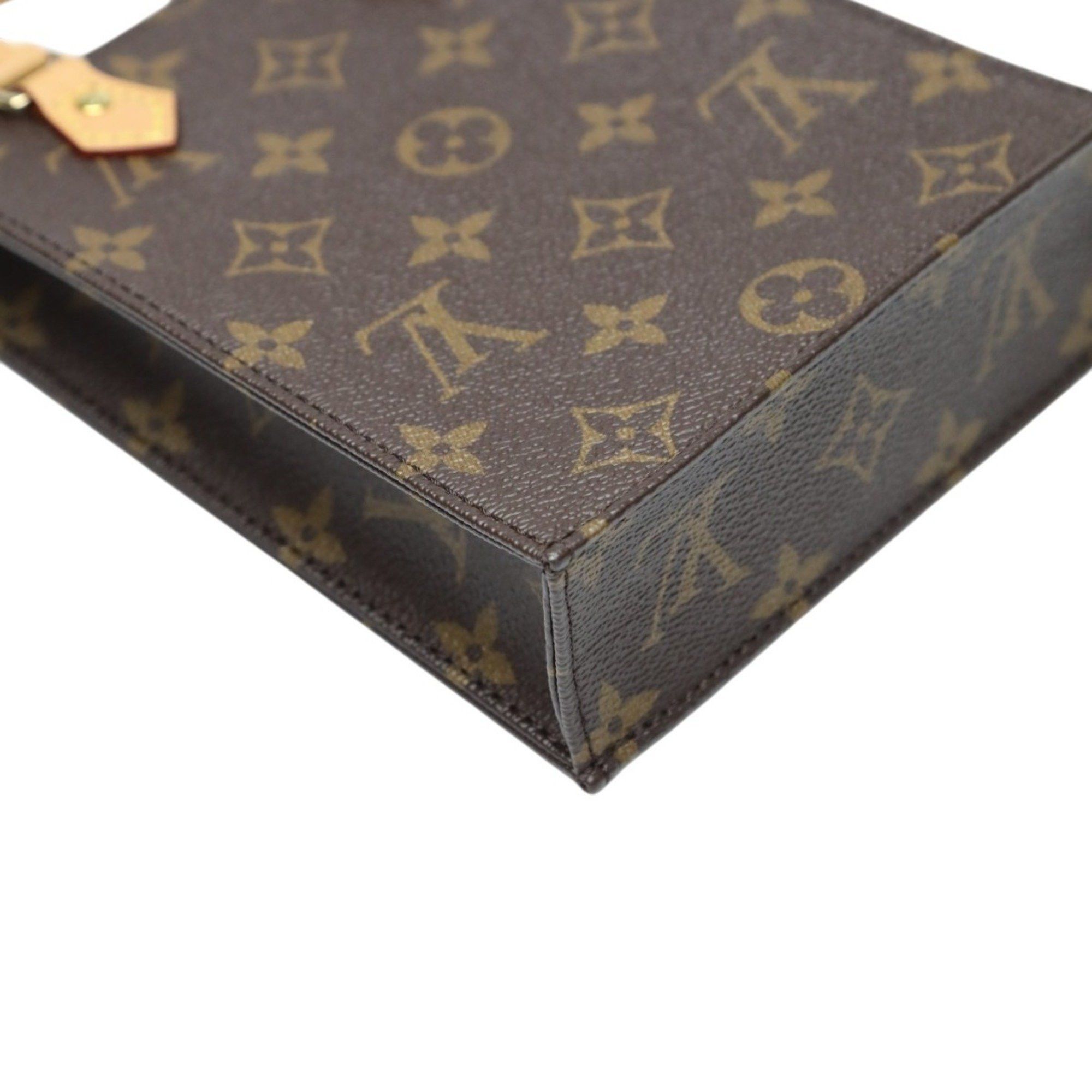 Louis Vuitton Louis Vuitton Monogram Petite Sac Plat Shoulder Bag M81295 Brown Size ONE SIZE - 7 Thumbnail