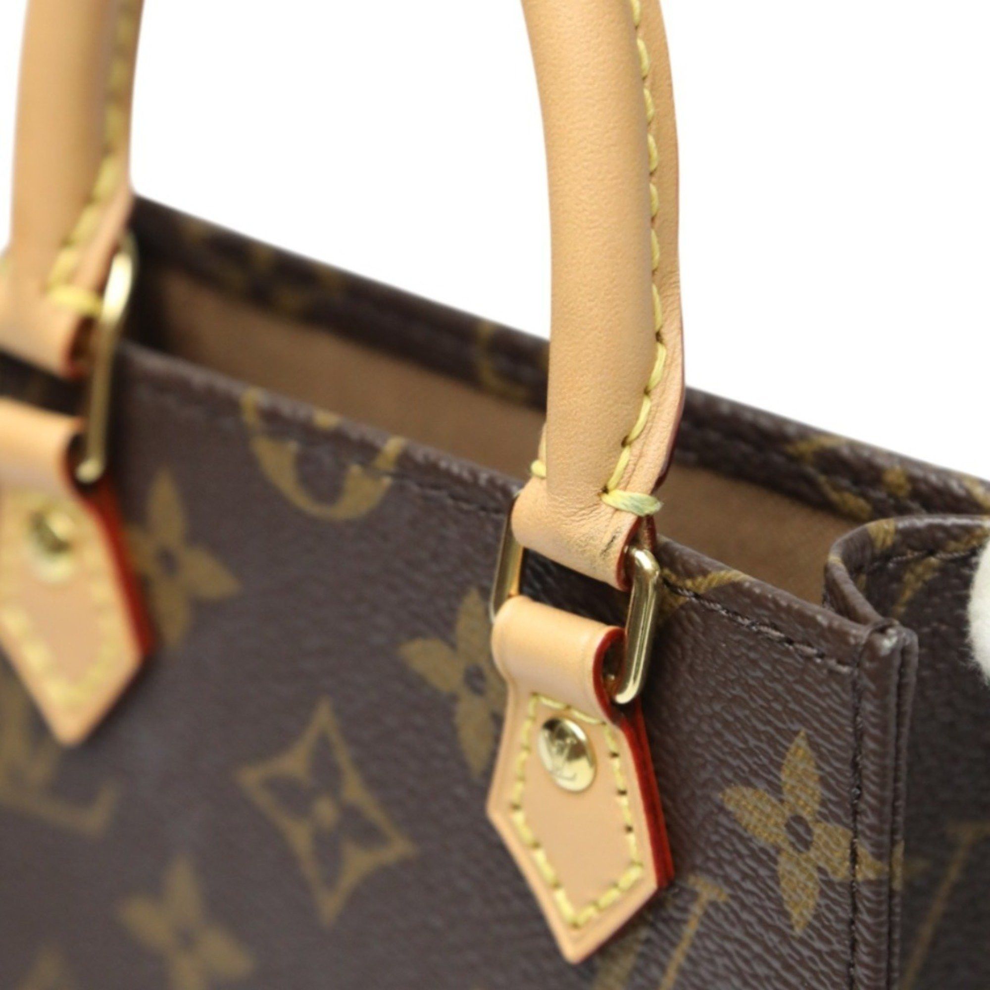 Louis Vuitton Louis Vuitton Monogram Petite Sac Plat Shoulder Bag M81295 Brown Size ONE SIZE - 12 Thumbnail