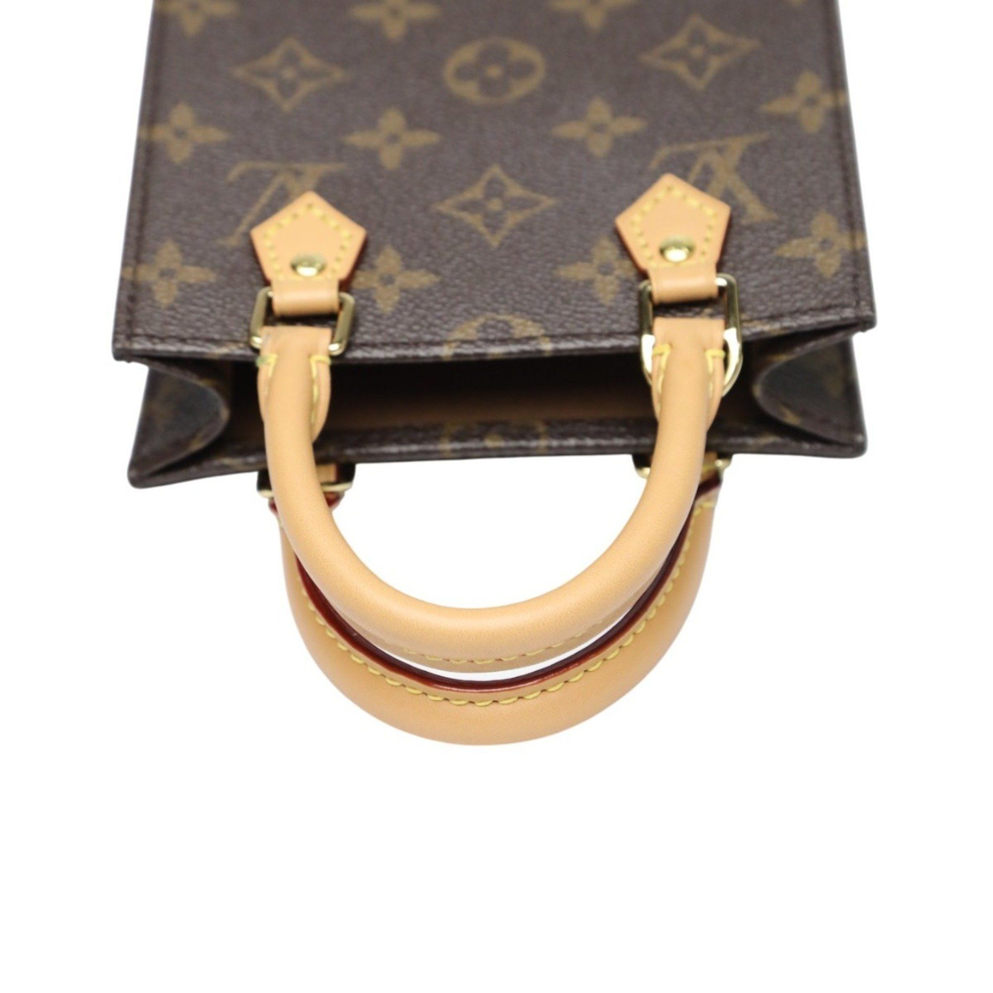 Louis Vuitton Louis Vuitton Monogram Petite Sac Plat Shoulder Bag M81295 Brown Size ONE SIZE - 11 Thumbnail