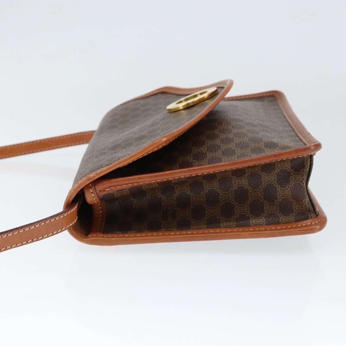 Celine Celine Vintage Macadam Circle Logo Canvas and Leather Size ONE SIZE - 4 Thumbnail