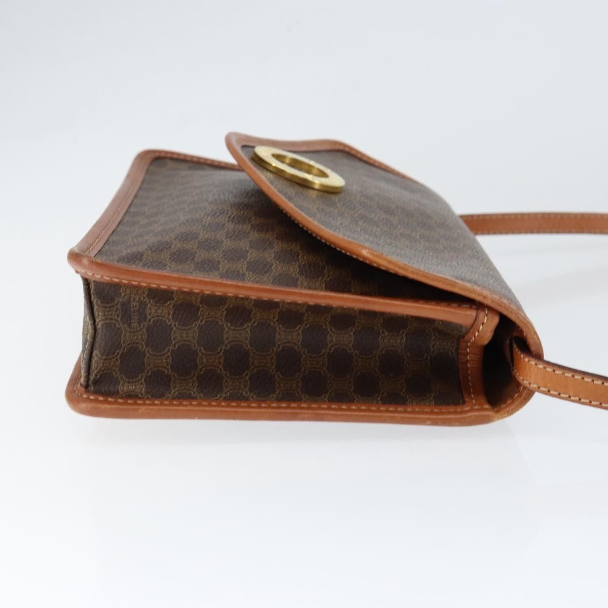 Celine Celine Vintage Macadam Circle Logo Canvas and Leather Size ONE SIZE - 3 Thumbnail
