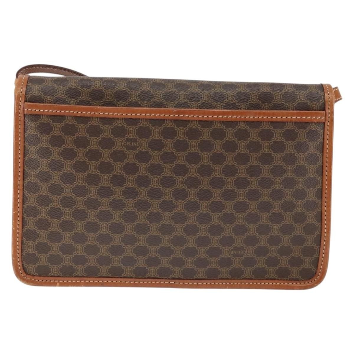 Celine Celine Vintage Macadam Circle Logo Canvas and Leather Size ONE SIZE - 2 Thumbnail