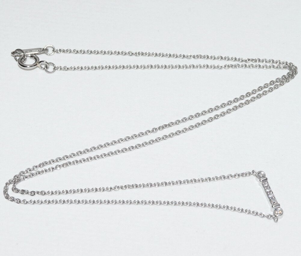 Tiffany & Co. Tiffany & Co. Tiffany & Co. Fleur de Lis Key Pt950 Diamond Pendant Necklace Metal Necklace DUTY FREE for USA Size ONE SIZE - 3 Thumbnail