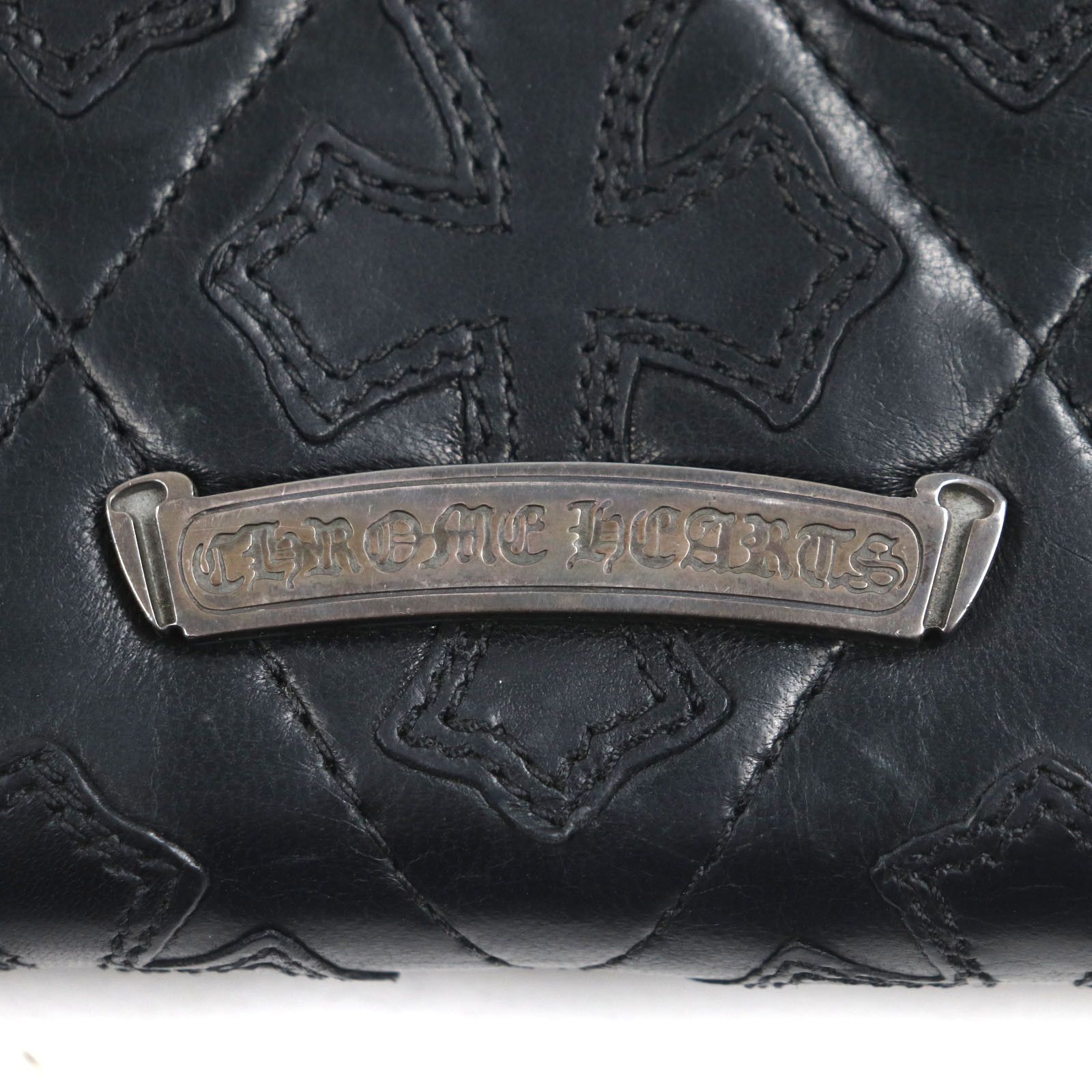 Chrome Hearts Other Chrome Hearts Leather Zip Wallet Leather Long Wallet DUTY FREE for USA Size ONE SIZE - 6 Thumbnail