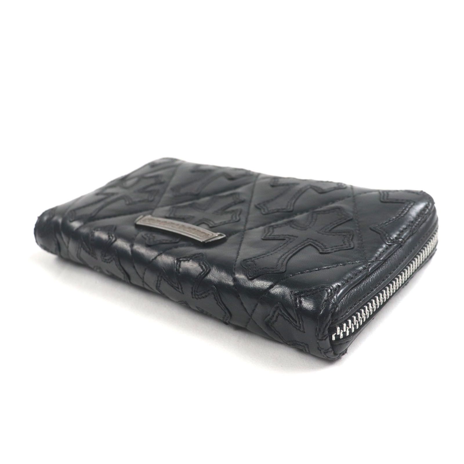 Chrome Hearts Other Chrome Hearts Leather Zip Wallet Leather Long Wallet DUTY FREE for USA Size ONE SIZE - 3 Thumbnail