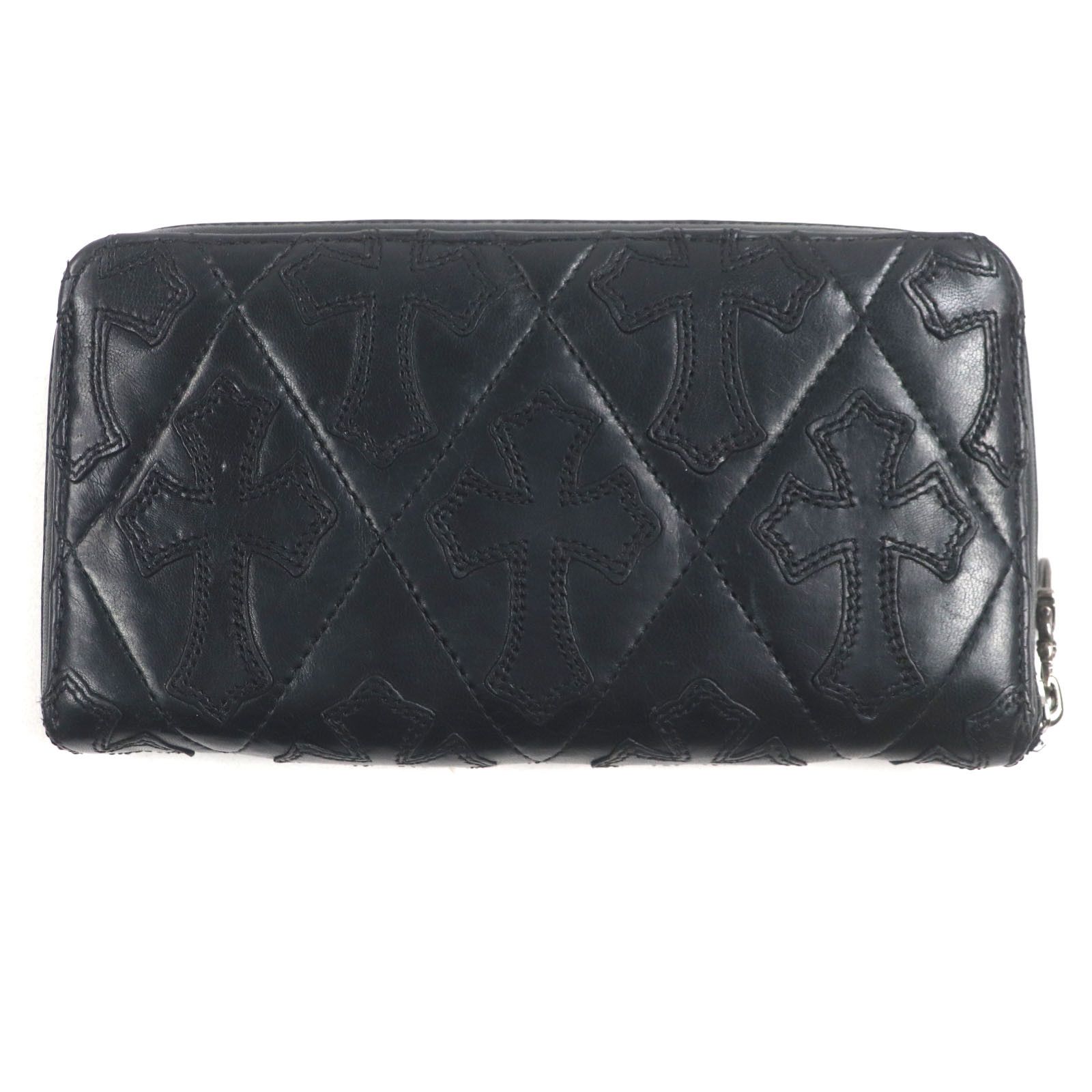Chrome Hearts Other Chrome Hearts Leather Zip Wallet Leather Long Wallet DUTY FREE for USA Size ONE SIZE - 2 Thumbnail