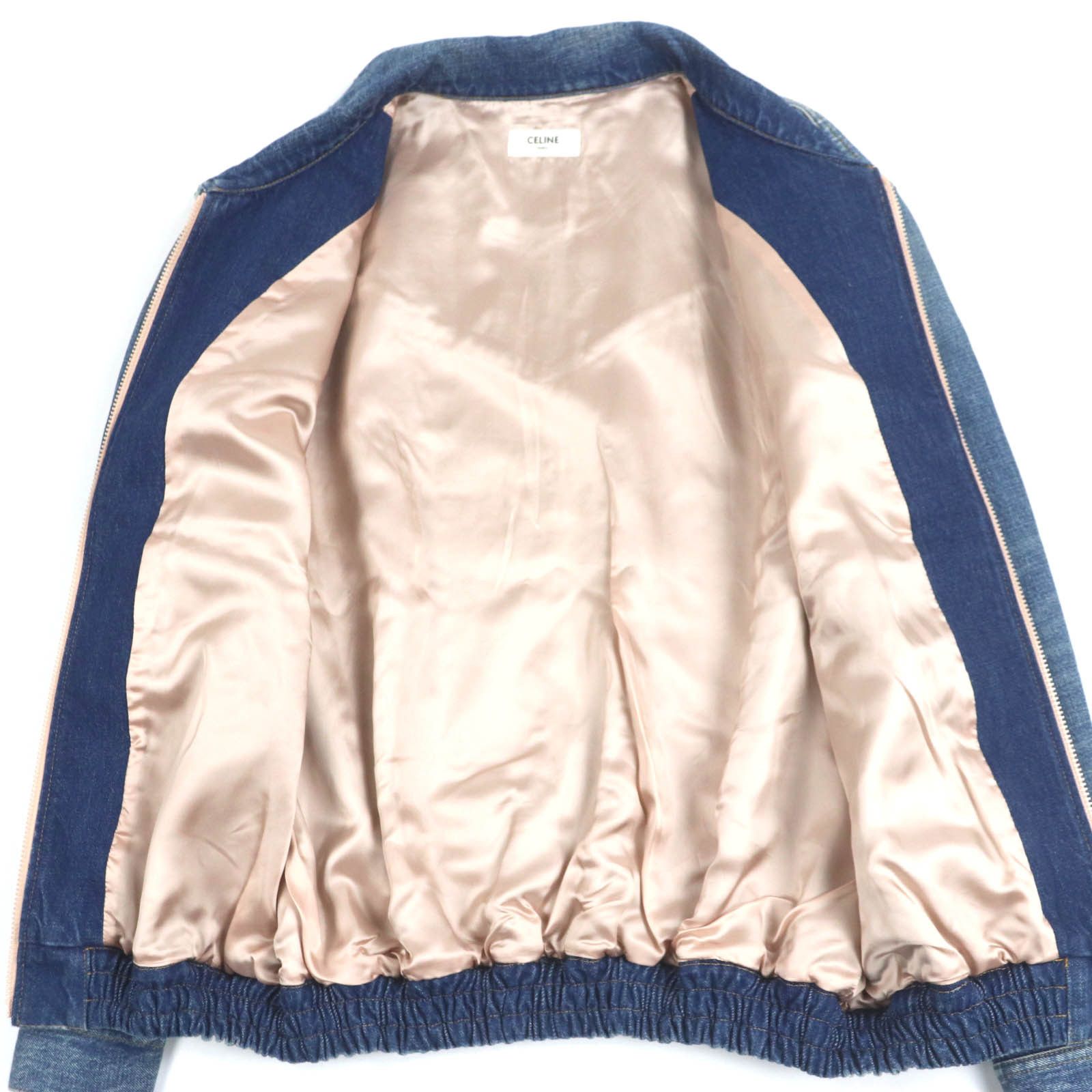 Celine Celine Celine Star Embroidery Cotton Denim Jacket Cotton Outerwear 2Q398930F DUTY FREE for USA Size ONE SIZE - 4 Thumbnail
