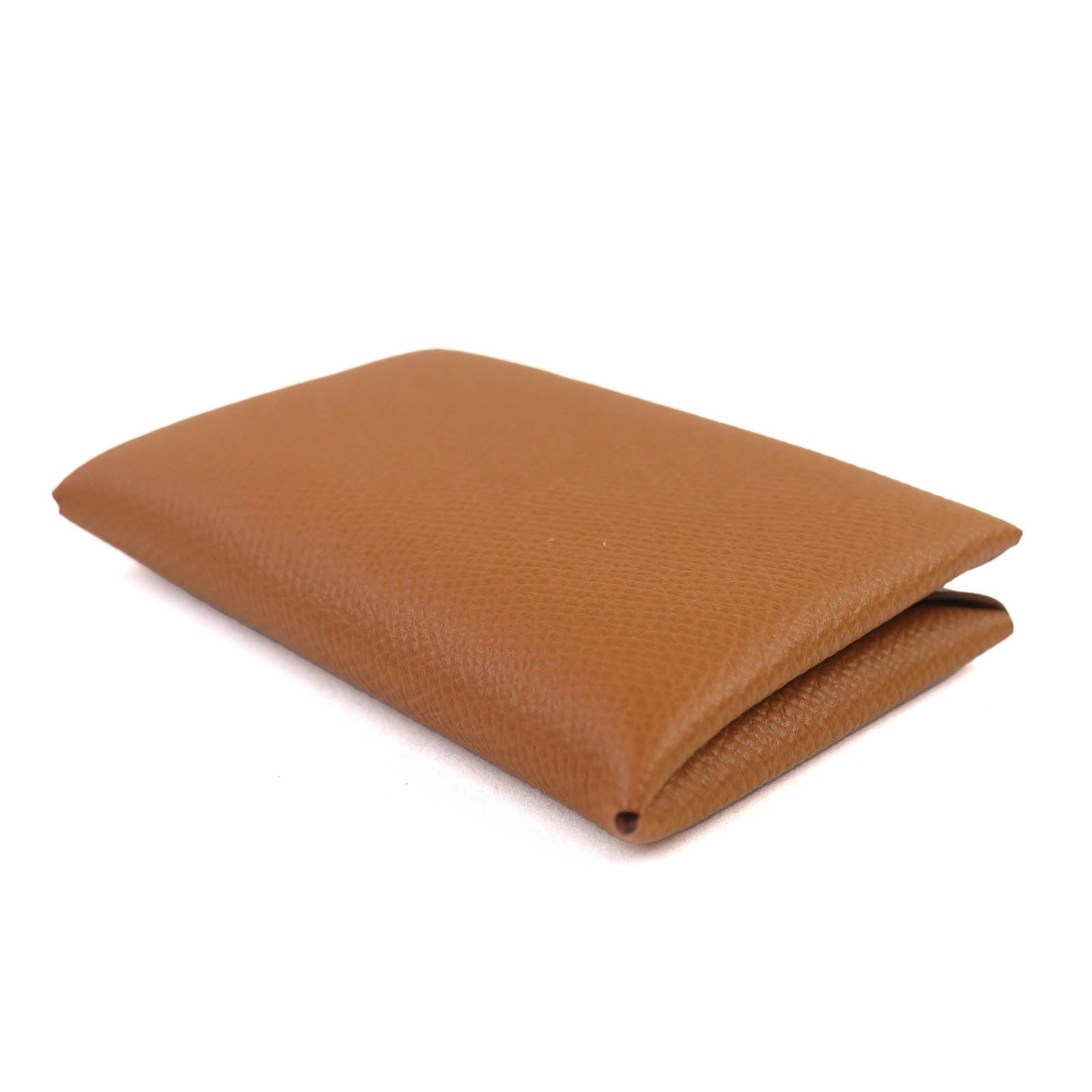 Hermes Hermes Hermes Calvi Epsom Leather Card Case Leather Card Case Stamp W (2024) DUTY FREE for USA Size ONE SIZE - 4 Thumbnail